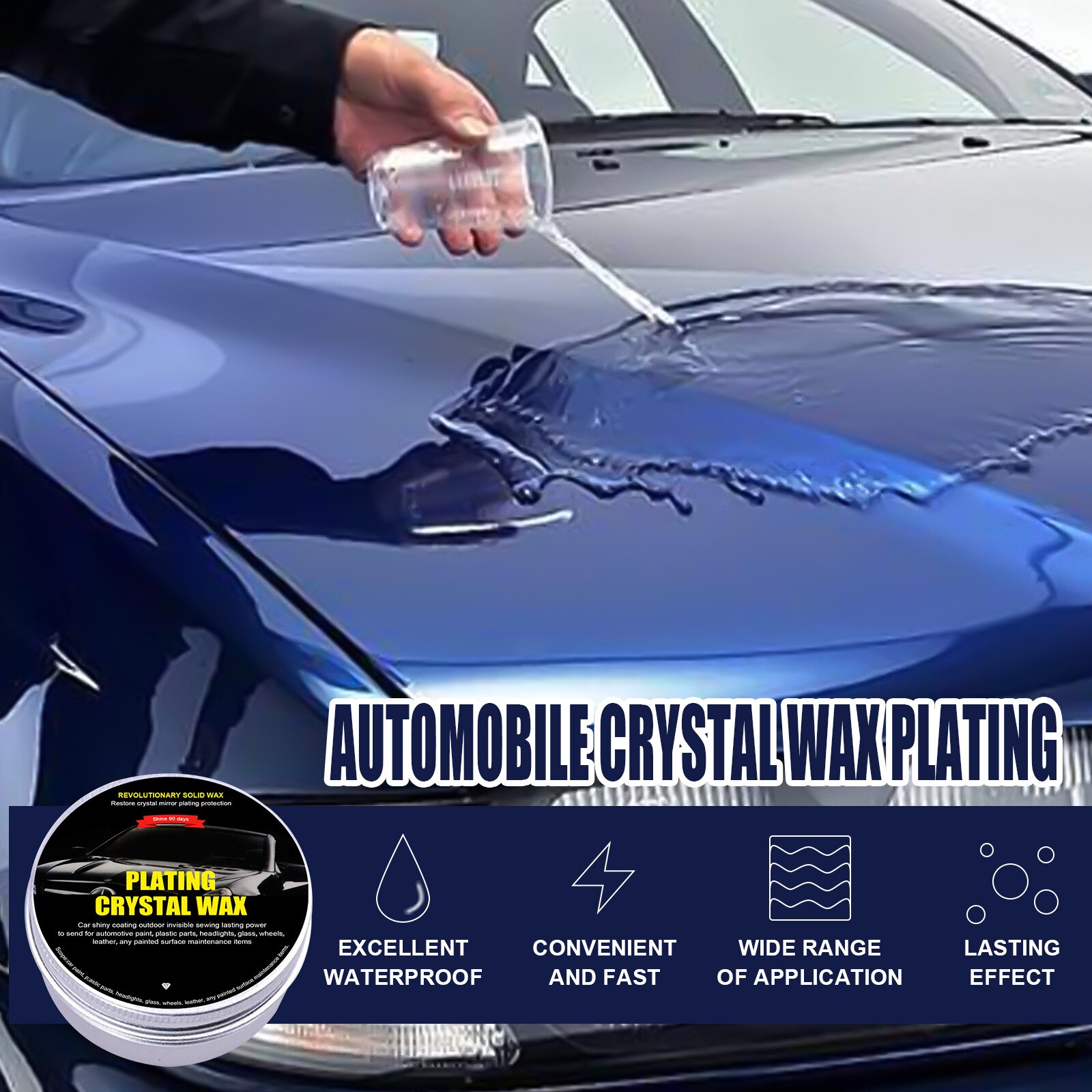 Auto Galvaniseren Crystal Coating Wax Waterdicht En Anti-Fouling Onderhoud Auto Wax Autolak Kras Reparatie Wax