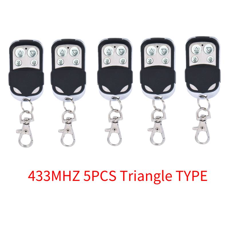 GERMA 433MHZ Remote Control 4 Channel Garage Gate Door Opener Remote Control Duplicator Clone Cloning Code Car Key: WHITE