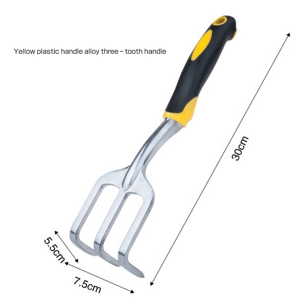 1Pc Kleine Tuin Hand Tool Schop Hark Met Soft Grip Voor Bloem Planten: Rake