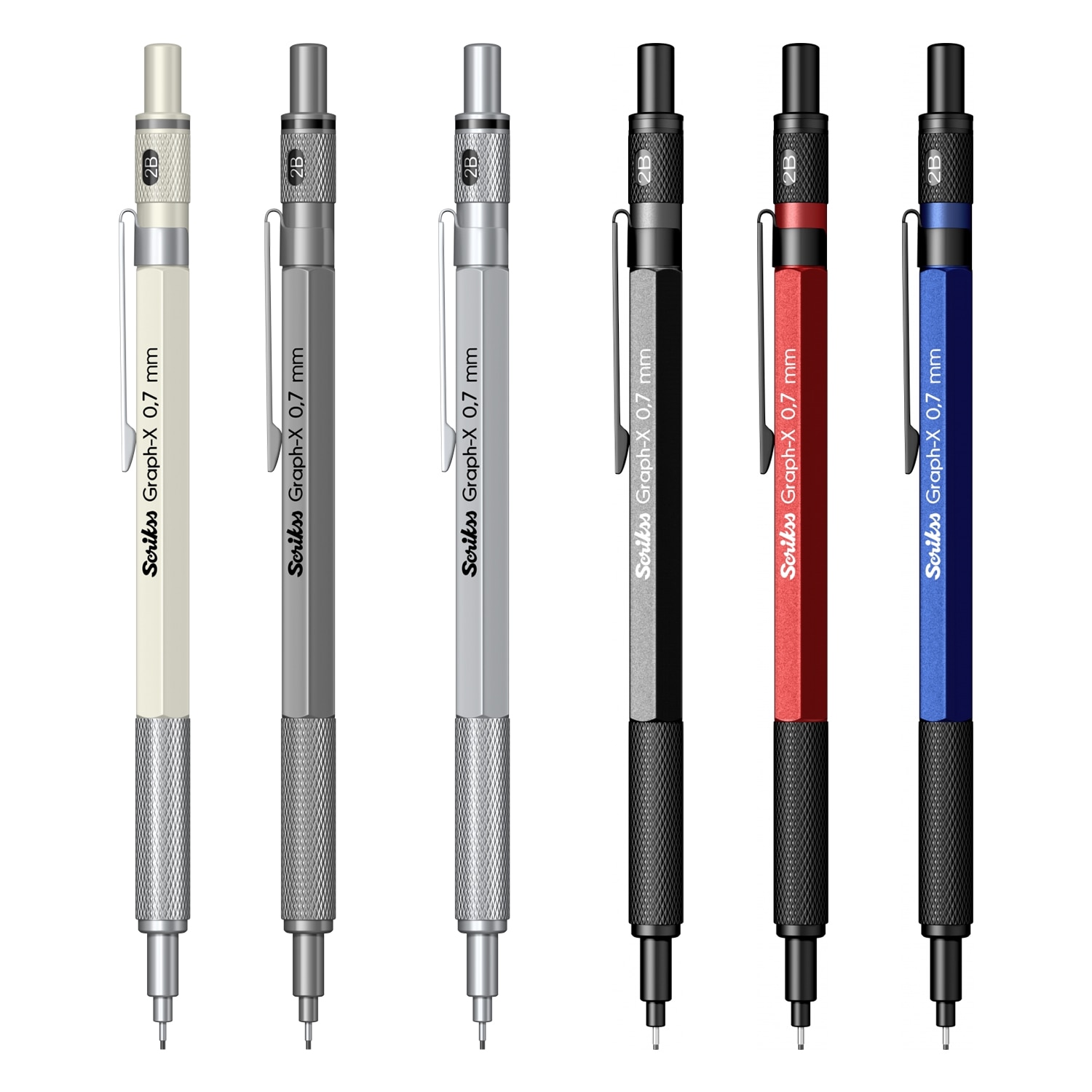 Scrikss Graph-X Metal Mechanical Pencil 0.7mm-0.5mm Drawing Writing Activity Pencil Art Student School Office supplies Refills stationery stationary pencils colored pencils