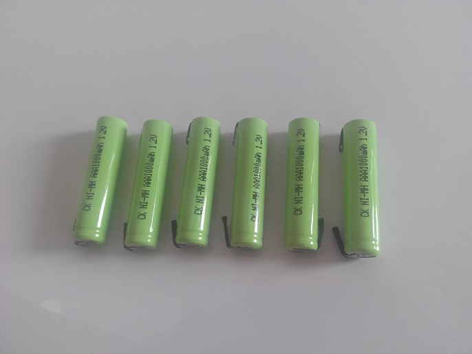 1.2V AAA rechargeable battery 1000mah 3A10440 NiMH NiMH battery with pins for Braun electric shaver razor toothbrush: 6PCS
