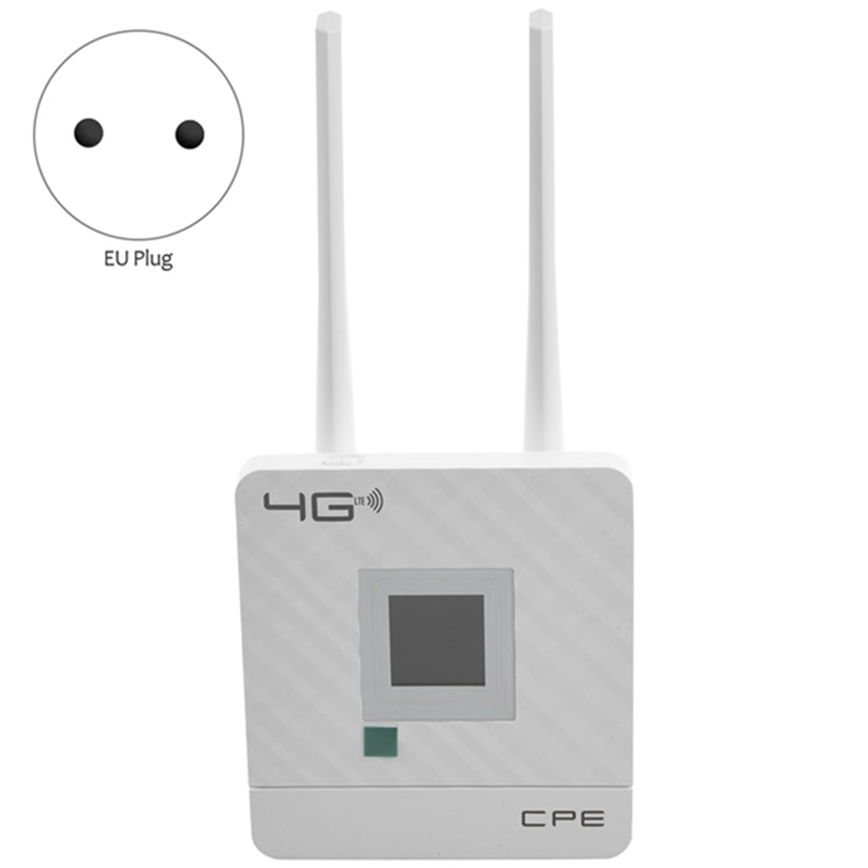 Routeur sans fil CPE 4G Wifi passerelle Portable FDD TDD LTE WCDMA GSM antennes externes emplacement pour carte SIM Port WAN/LAN prise ue