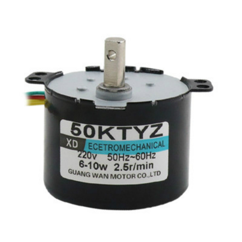 220v ac synkronmotor 50- ktyz 6-10w permanent magneet synchrone reductiemotor 2.5 5 10 18 20 30 50 110 rpm