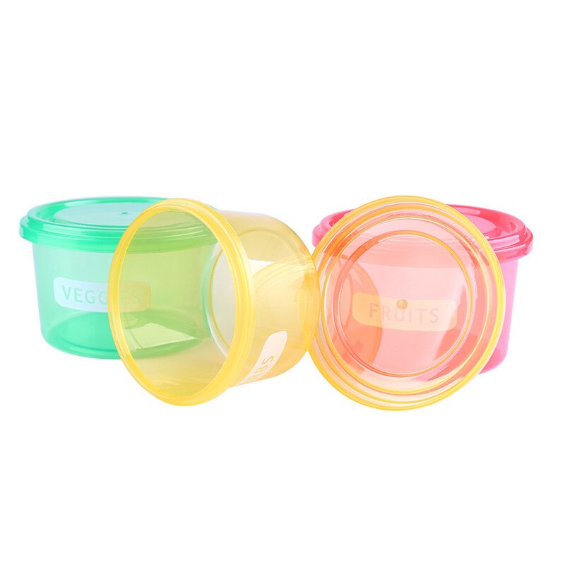 7PCS Portion Control Food Box Prep Storage Container Fitness Meal Eating Plan Container Portable Storage Containers