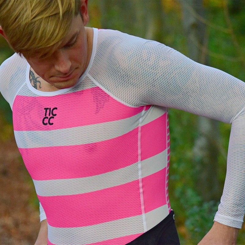 White Ticc Cycling Base Layer MTB Riding Underwear RBX Sweat Shirt Summer Tights Clothing Thin Perspiration Moisture Absorption