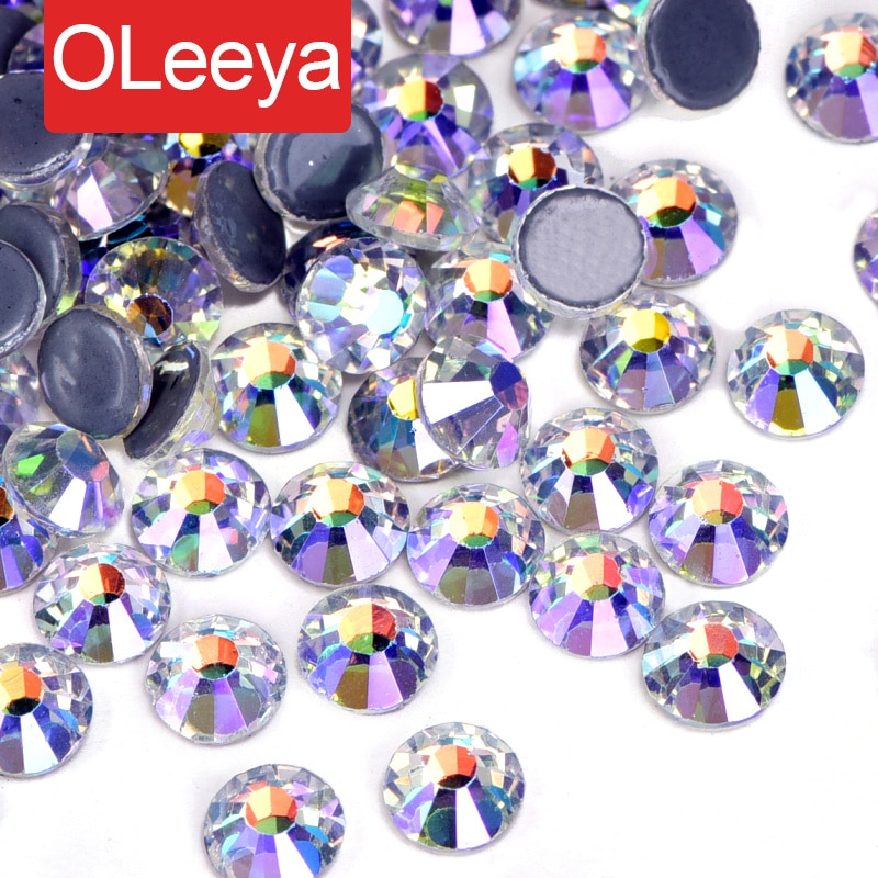 2028 Crystal Moon Night Hotfix Steentjes Maanlicht Plaksteen Crystal Fix Stones Strass Glitter Voor Handwerken Kleding Y3850