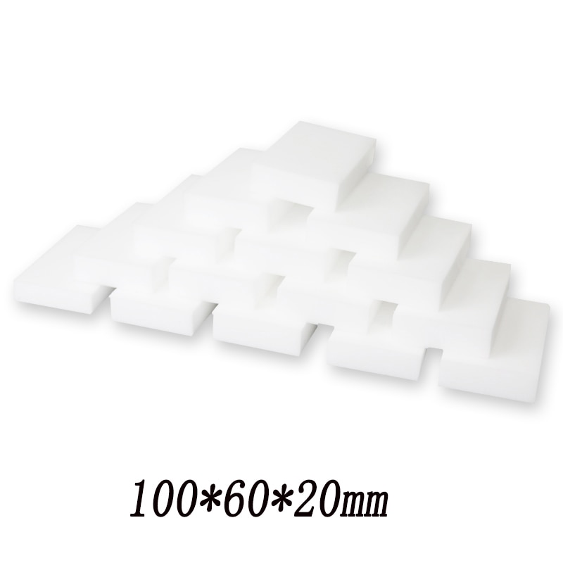 Esponja melamina Borrador de esponja mágico alta densidad para plato lavado limpieza de cocina y baño herramientas 100*60*20mm