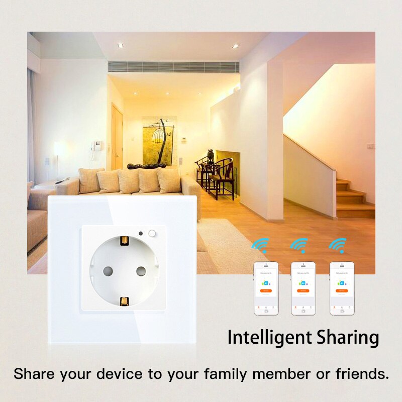 Multiple Socket With USB EU Smart Power Strip Home Wireless Remote Control Work With Tuya Smartlife Alexa Google Home