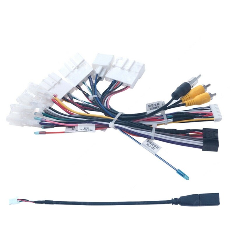 VGOL Câble Adaptateur Stéréo 16 Broches IOS DIN 36/40 Broches