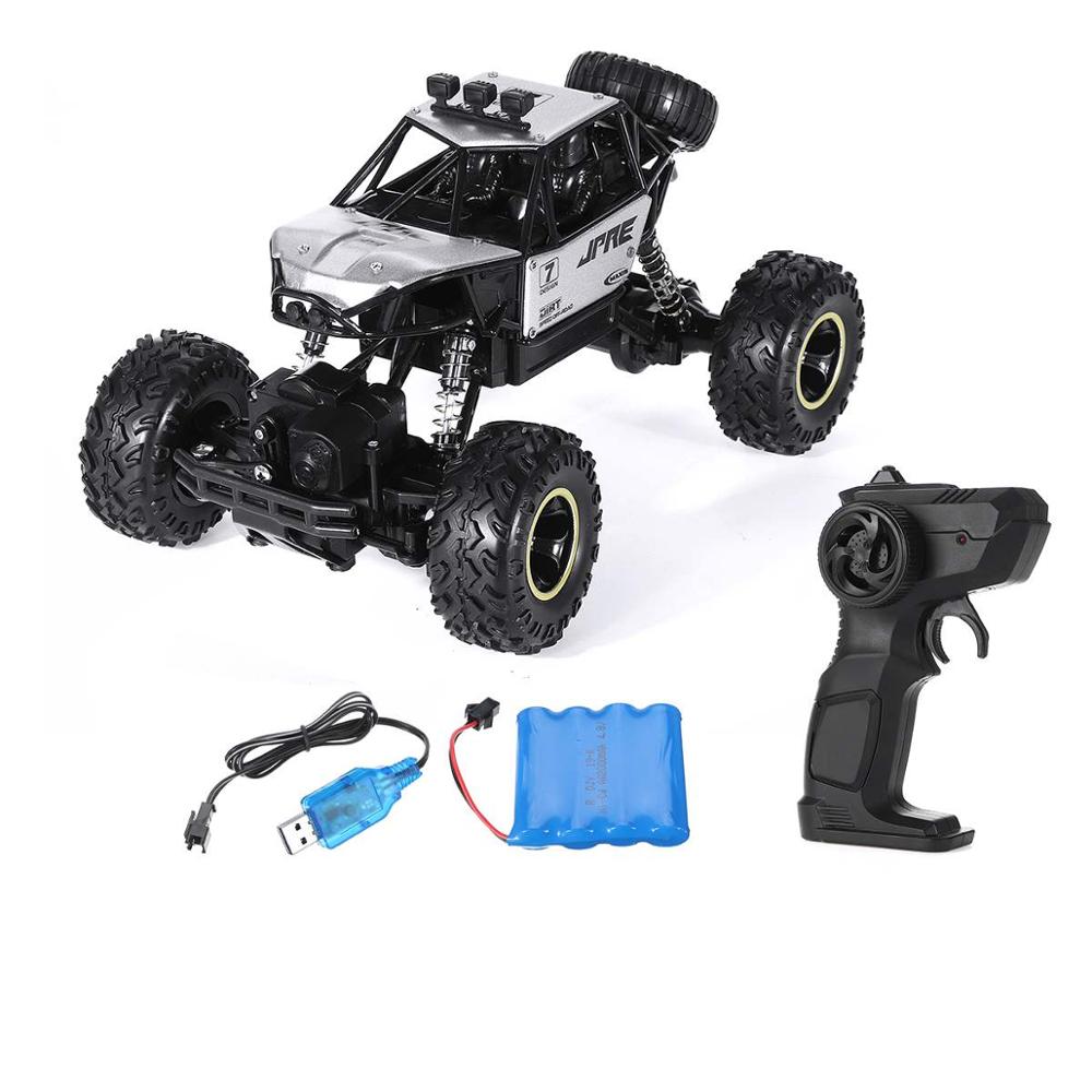 1:8 50Cm Rc Auto 2.4G Radio Control 4WD Off-Road Elektrische Voertuig Monster Buggy Afstandsbediening Auto Speelgoed Voor Kinderen Jongens: 28cm silver