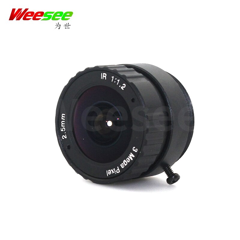 WS 2.5mm CCTV lens 3MP HD 3 megapixel 1/2'' format F1.2 CS mount CCTV for ip cameras CCTV surveillance security camera lens