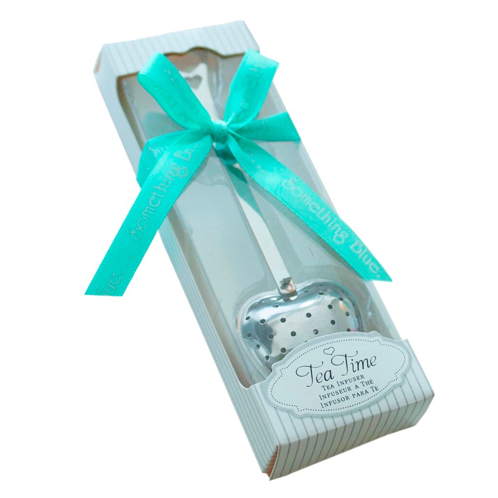 Cuore di Caffè in Acciaio Inox Tè Infusore Cucchiaino Colino Cucchiaio Filtro