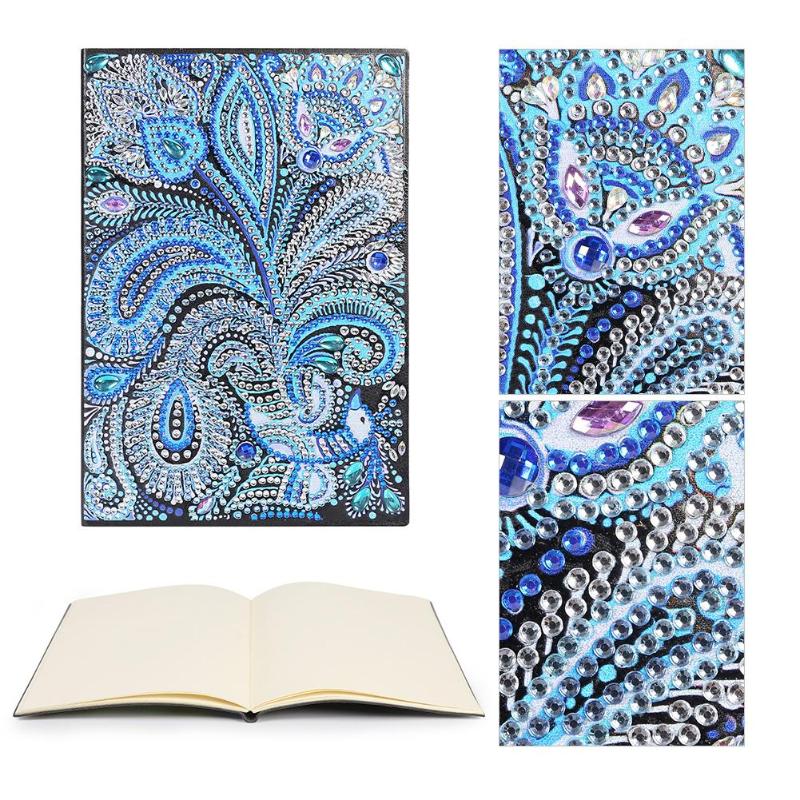Carnet de peinture au diamant 50 Pages | Bricolage, broderie diamant, Mandala, forme spéciale, point de croix, agenda: F