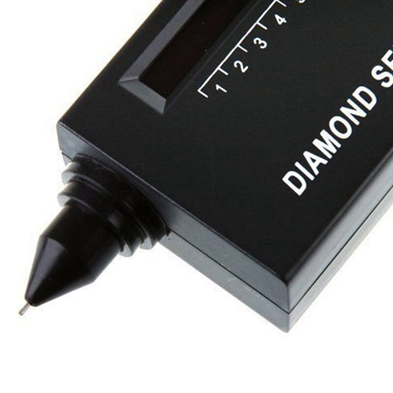 Diamond Gems Tester Pen Portable Gemstone Selector Tool LED Indicator Accurate Reliable Jewelry Test Tool