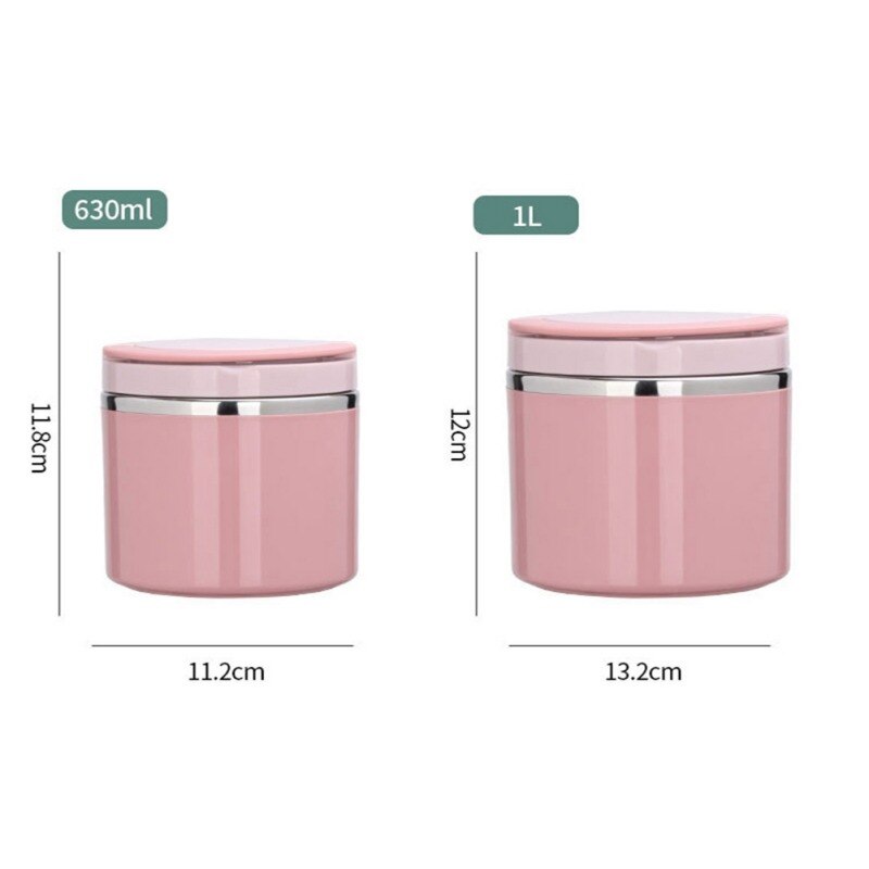 Lunch Bento Box Stainless Steel Soup Cup Leakproof Food Container Thermal Cup Vacuum Flasks Straw Can Be Inserted
