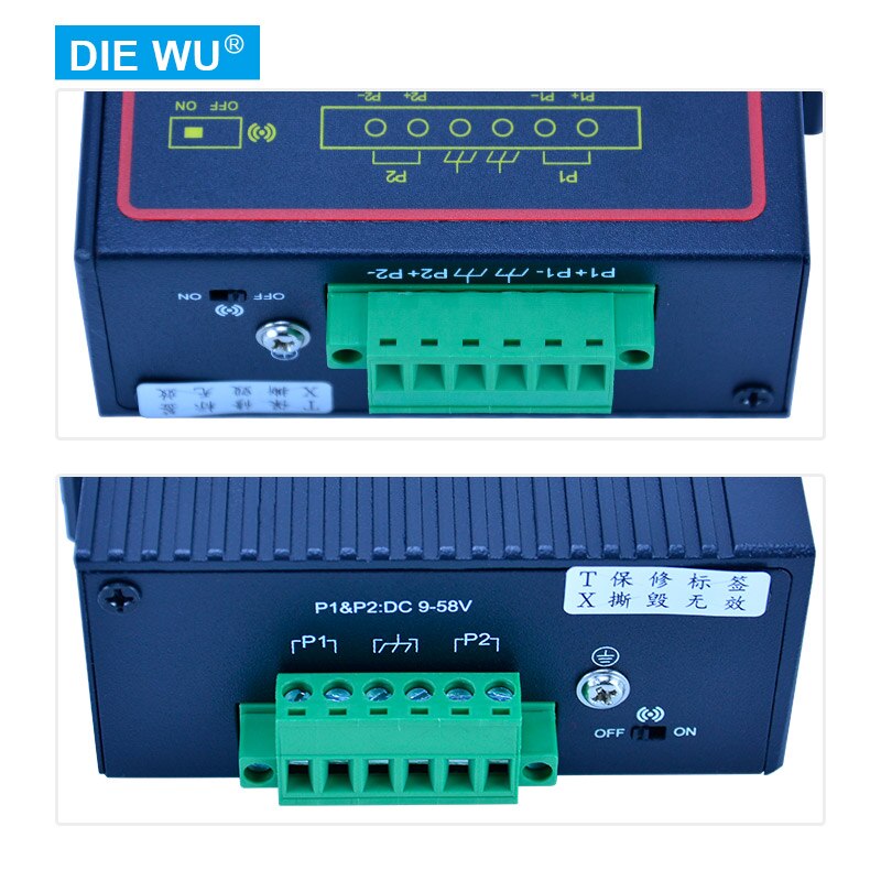 TXI036 8 Poorten Industriële Ethernet Switch 10/100Mbps Netwerk Switch Din Rail Type Netwerk Lan Adapter Vlan Signaal versterken