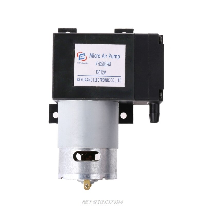 12V Mini Vacuum Pump 8L/min High Pressure Suction Diaphragm Pumps with Holder N19 20