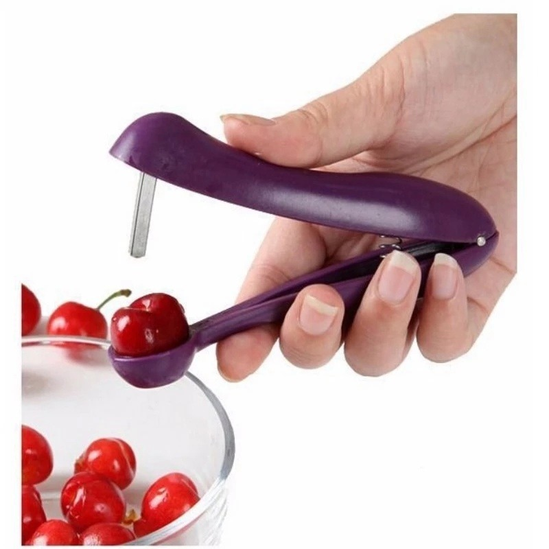 1PCS Cherry Fruit Olive Remover Remove Pit Tool Gadget Stoner Corer Pitter Cherry Coreseed Remover Enucleate Keep Complete