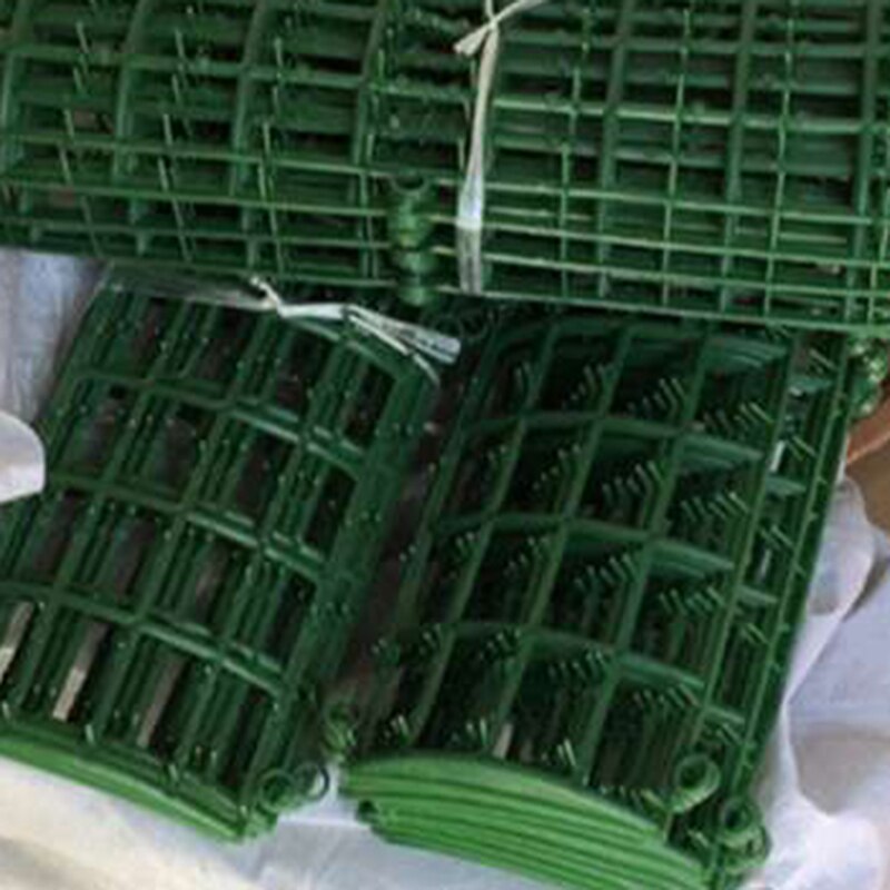 10 sztuk stojak na kwiaty rama z tworzywa ściana kwiatów łuk Diy tło dekoracji ślubnych z tworzywa sztucznego zakrzywione pod-ramka kwiat