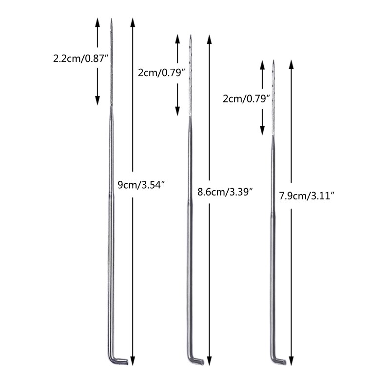 448B Vilten Naalden Naald Kit 20Pcs Wolvilt Pokdalig Naalden Met Handvat