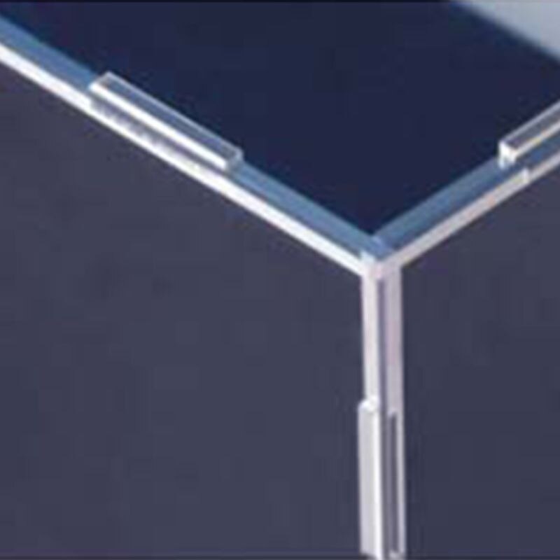 Clear Acrylic Display Case Assemble Countertop Box Organizer Dustproof Showcase