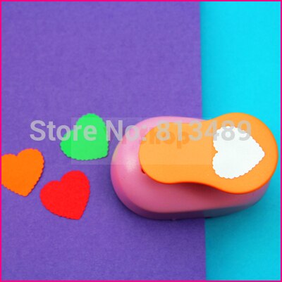 free ship 1'' heart shaped paper cutter scrapbooking punches paper punch eva foam punch child diy craft punch scrapbook S293711