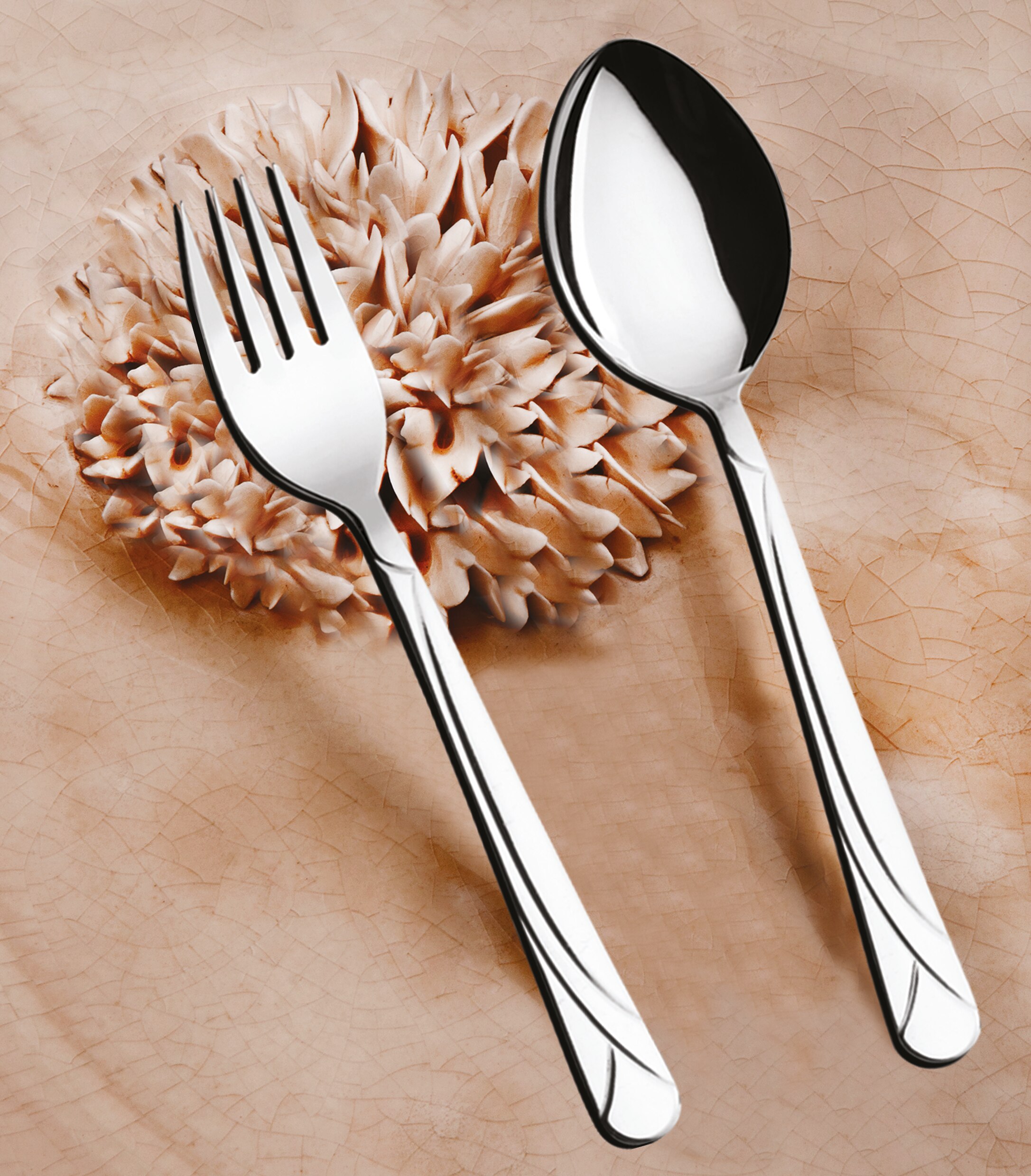 Tulip High-End 60 Piece Cutlery Set Tableware stainless steel cutlery set Flatware stainless steel