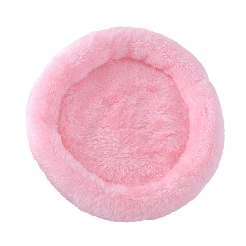 Hamsterbädd rund hamsterbädd sovmatta söt husdjurssoffa hamsterbo smådjur mjuk kudde för igelkott ekorre möss: Xxxl / Rosa