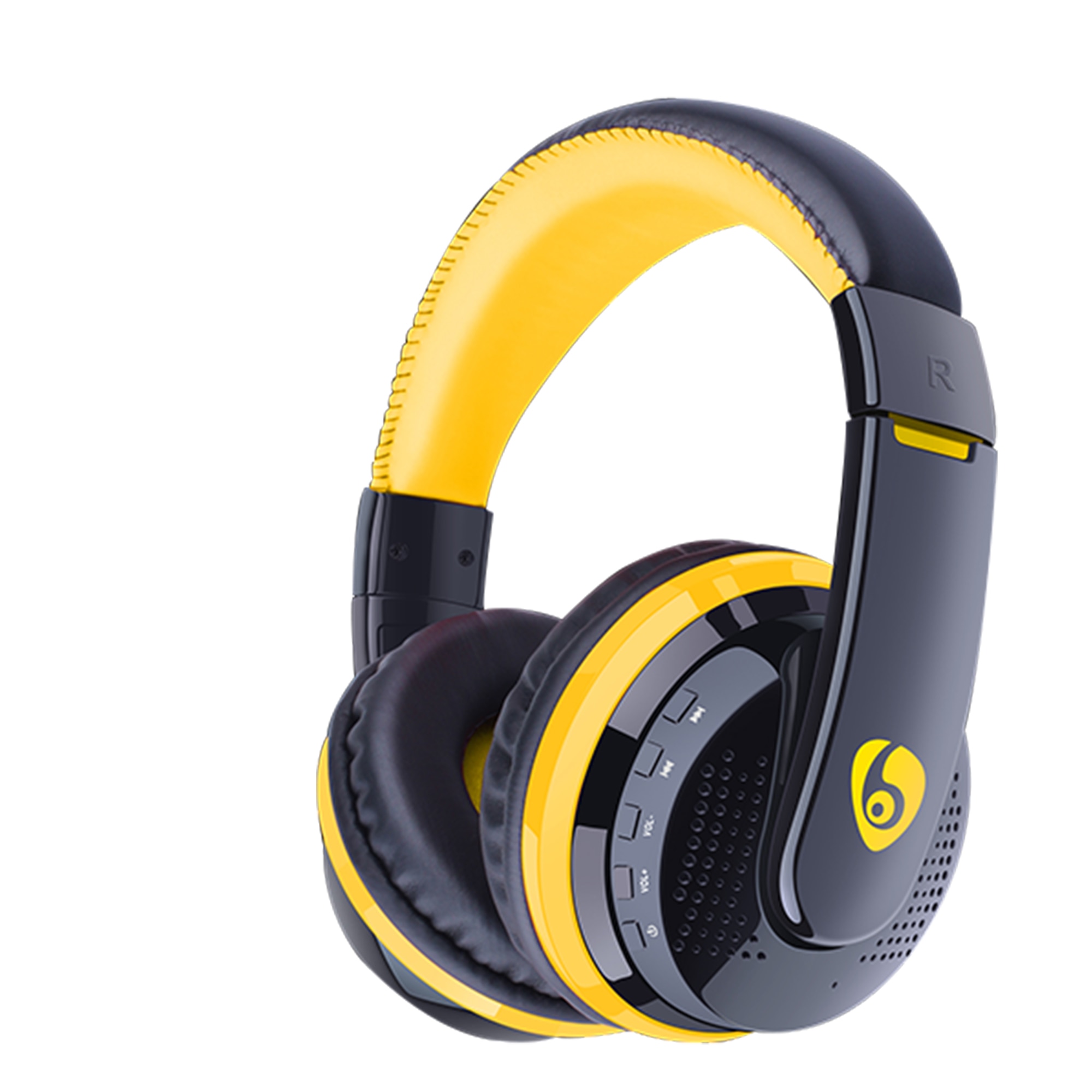 MX666 Wireless Bluetooth Stereo Gaming Headphones OVleng Built-in Microphone Support FM Card 3.5mm Cable Headset for PC