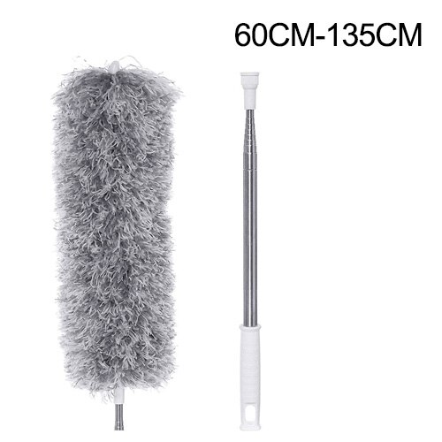 2.8/1.4m Duster Extendable Arbitrarily Bent Duster Lampshade Bookshelf Air Conditioner Dust Cleaner Household Cleaning Tools: 60-135