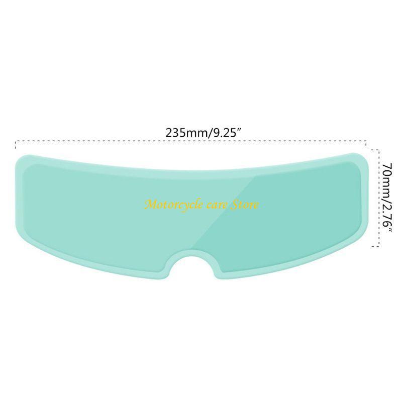 U75f anti-regenfolies voor motorhelmen, regenbestendige beschermfolie voor nanocoating op lenzen, helmaccessoire