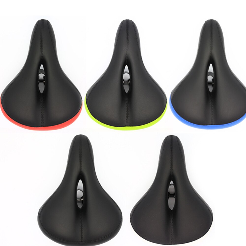 1 Pc Bicycle Saddle Comfortable PU Soft with Tail Light Bike Spare Parts MTB Cushion Bicycle Saddle for Bicycle