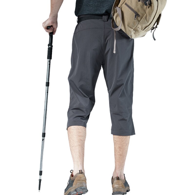 Plus size herre quick dry shorts sommer utendørs tynn pustende tur rideshorts løs rett strand sportsshorts us str.