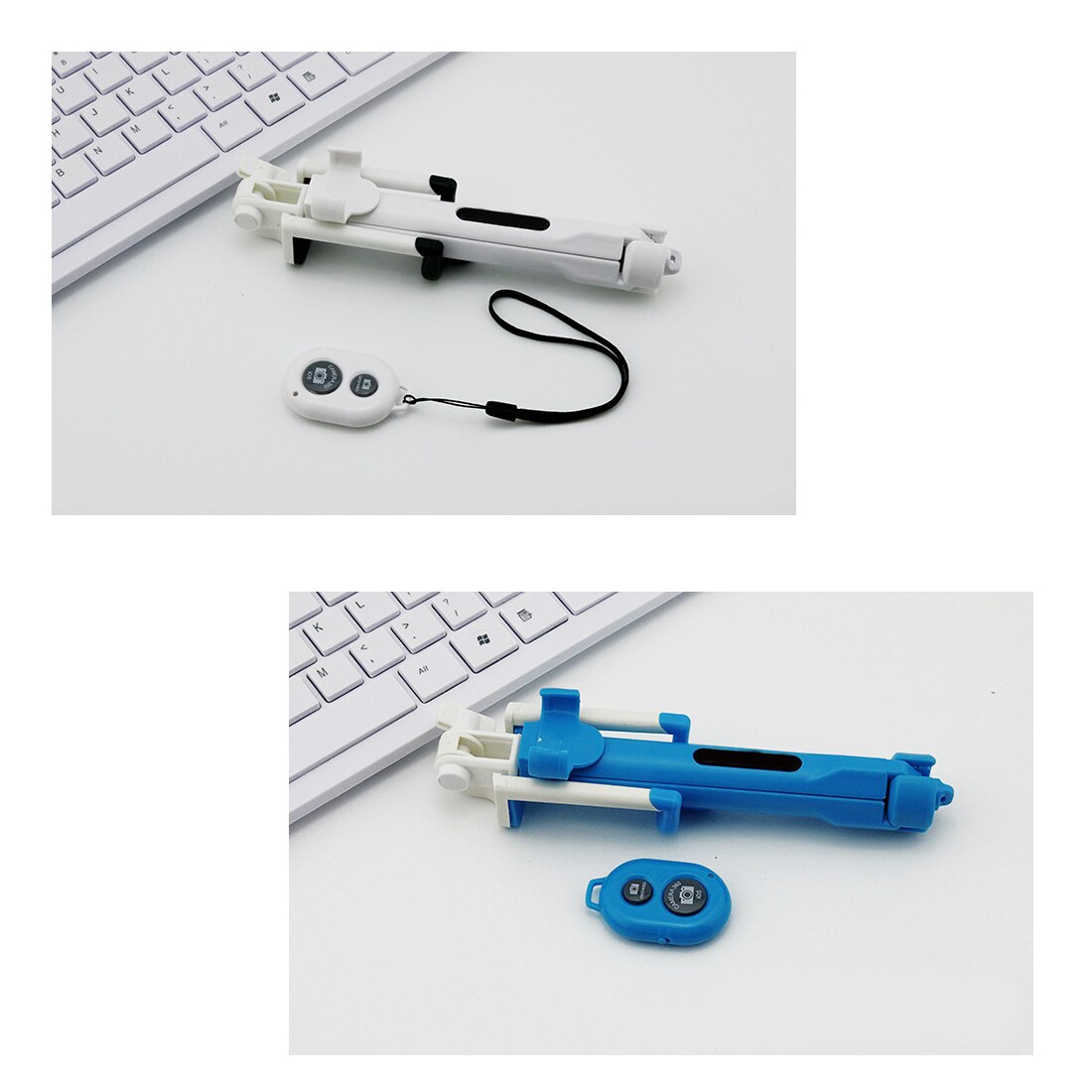 Etmakit Top Extendable Handheld Selfie Stick with Tripod Function Bluetooth Remote Shoot support for iphone and andriod