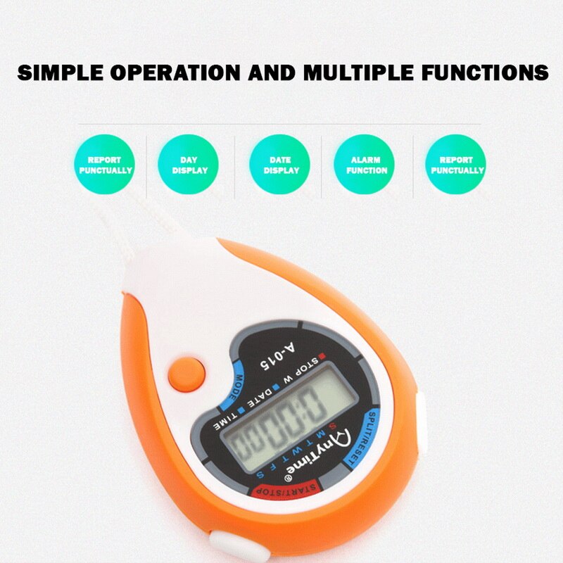 Stopwatches Multifunctionele Waterdichte Elektronische Digitale Chronograaf Tijd Timer Voor Sport