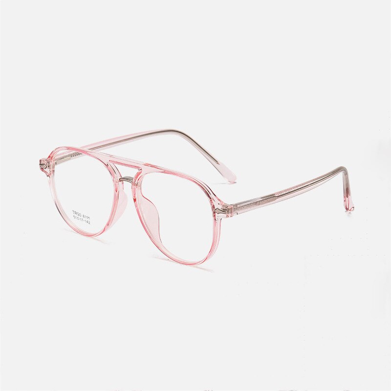Montura de gafas redondas para hombre y mujer, lentes de montura grande a la , Estilo Vintage, óptico clásico, transparente, con espejo plano: C5