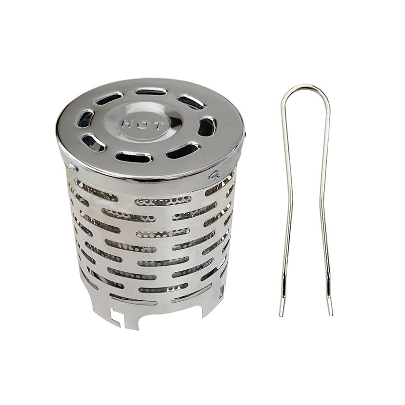 Roestvrij staal buiten multifunctionele ver-infrarood verwarmingshoes tentverwarmer camping picknick gasfornuis warmer: Rood