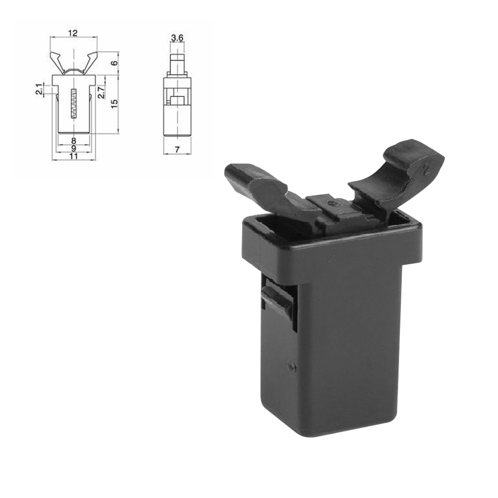 2x Voor Brabantia Vervanging Vangen Compatibel Touch Deksel Bin Clip Klink Spare Reparatie Lock Clip Vervanging Lock Catch Afval Bin