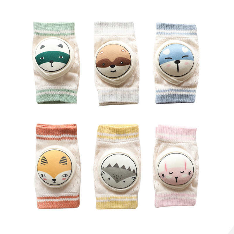 Warmom Baby Knee Pads Mesh Thin Cotton Breathable Baby Crawling Toddler Anti-falling Infant Toddler Kneepads