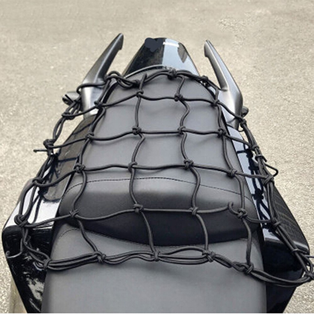 Motorfiets bagagenet fiets 6 haken vasthouden brandstoftank bagagenet web bungee zwart motorfiets fiets 6 haken tank auto styling