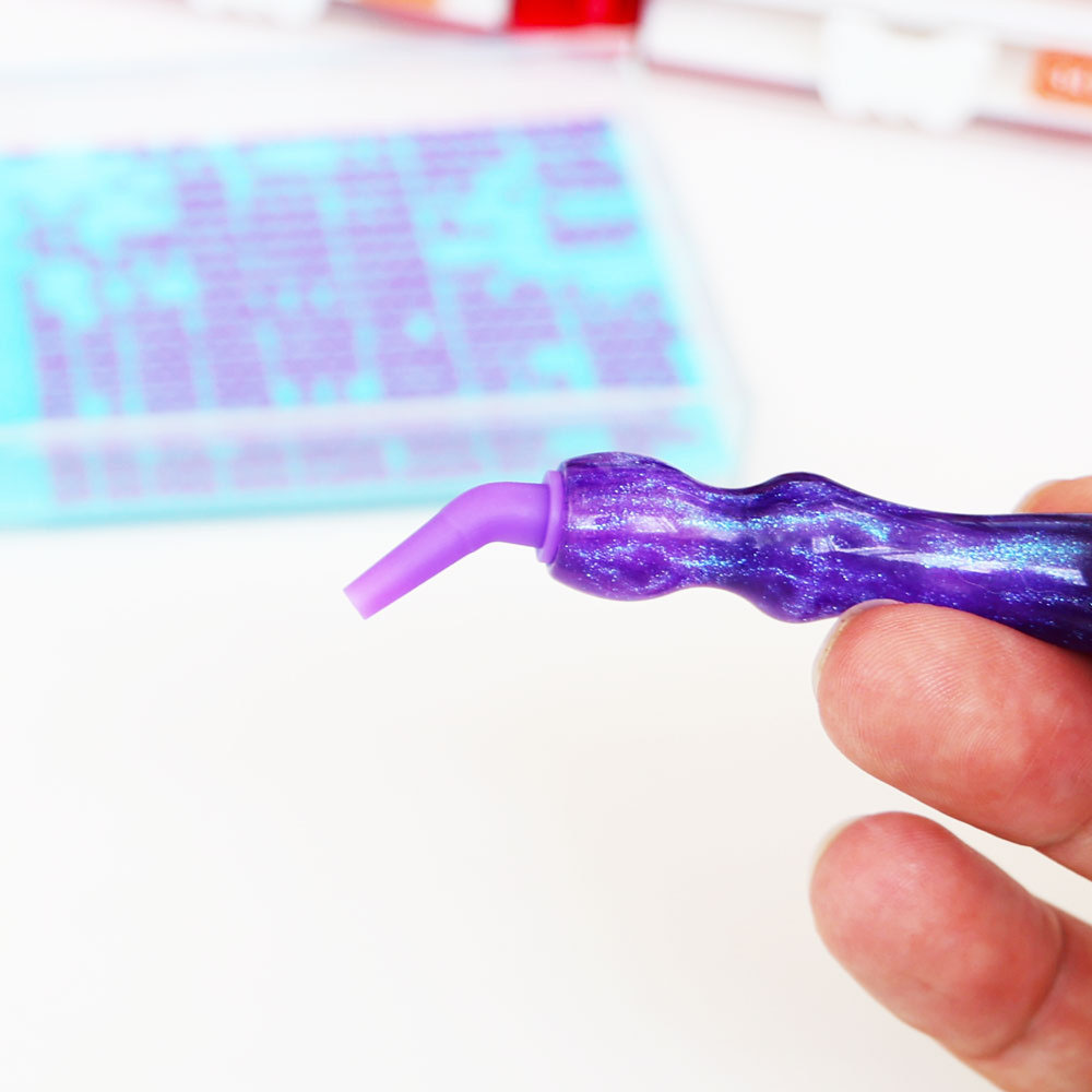 DIY Diamond Painting Art Tools Kit - 16 stuks Multi-stijl multifunctionele penkoppen, harspuntboorpen, was, opbergvak en borstel