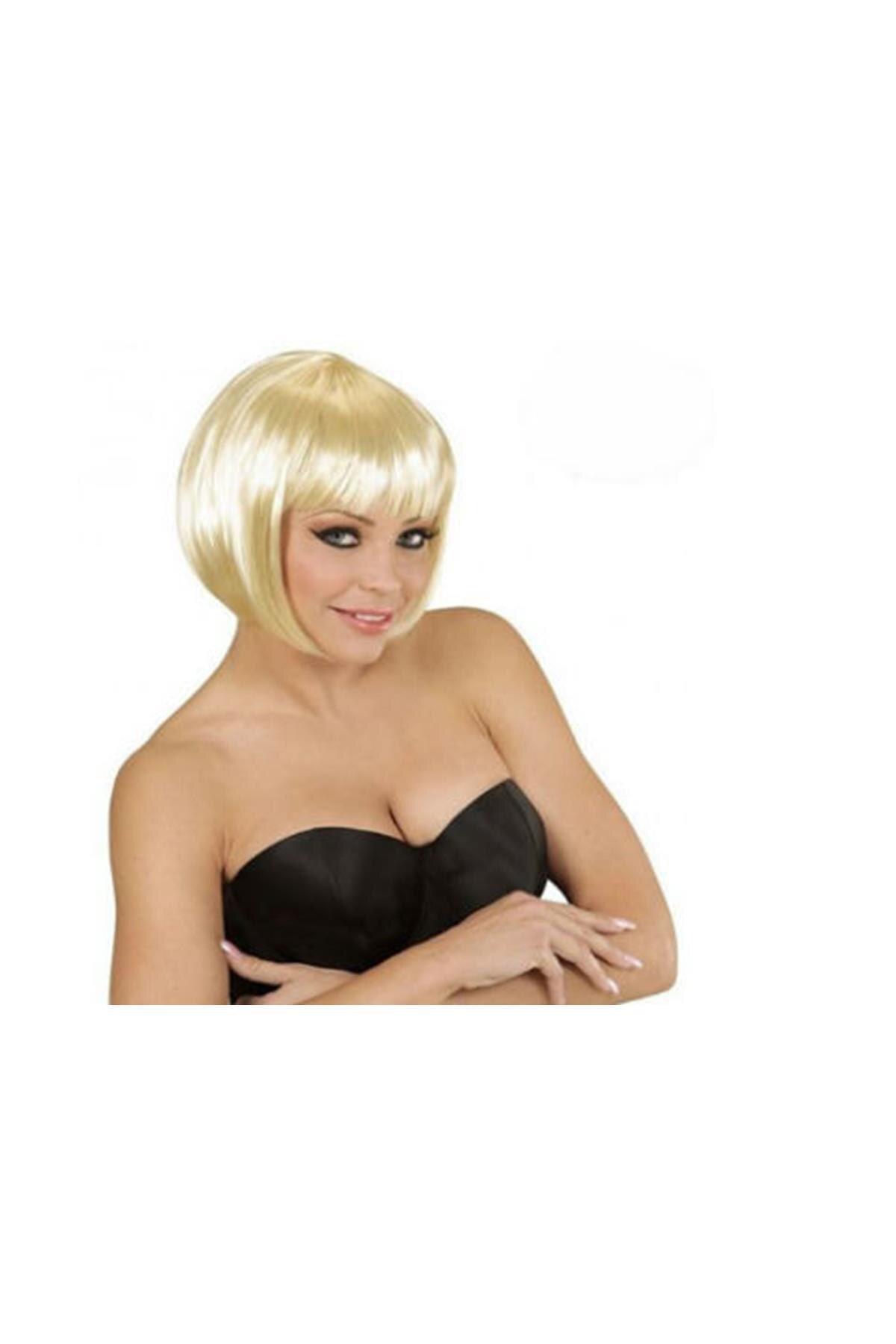 Stubby Wig-Golden yellow