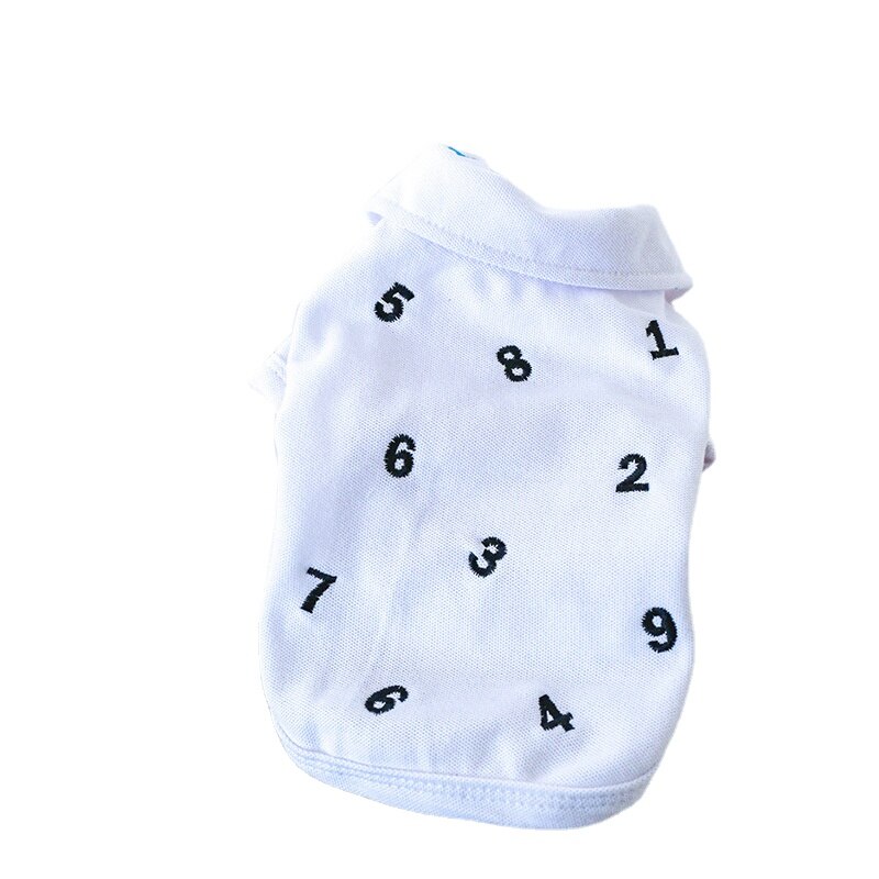 Simple Dog Shirts Small Dogs T Shirts Summer Cat Puppy Dog Clothing Apparel Pomeranian Bichon Poodles Yorkie Chihuahua Costume: 2 / S