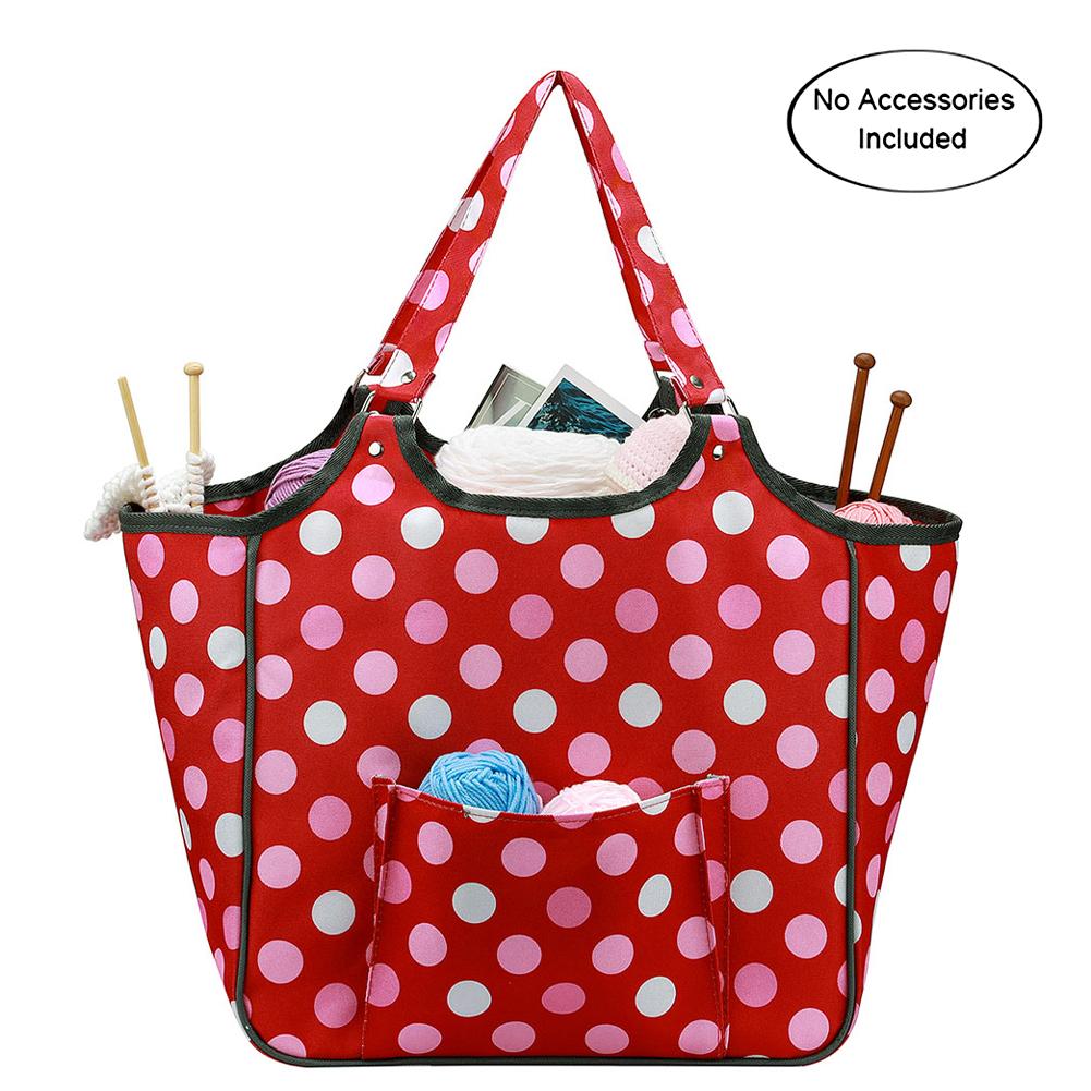 Garen Naaien Tool Kleine Projecten Opbergzakken Garen Organizer Diy Kleding Needlaework Opslag Breien Draagtas 40a: Default Title