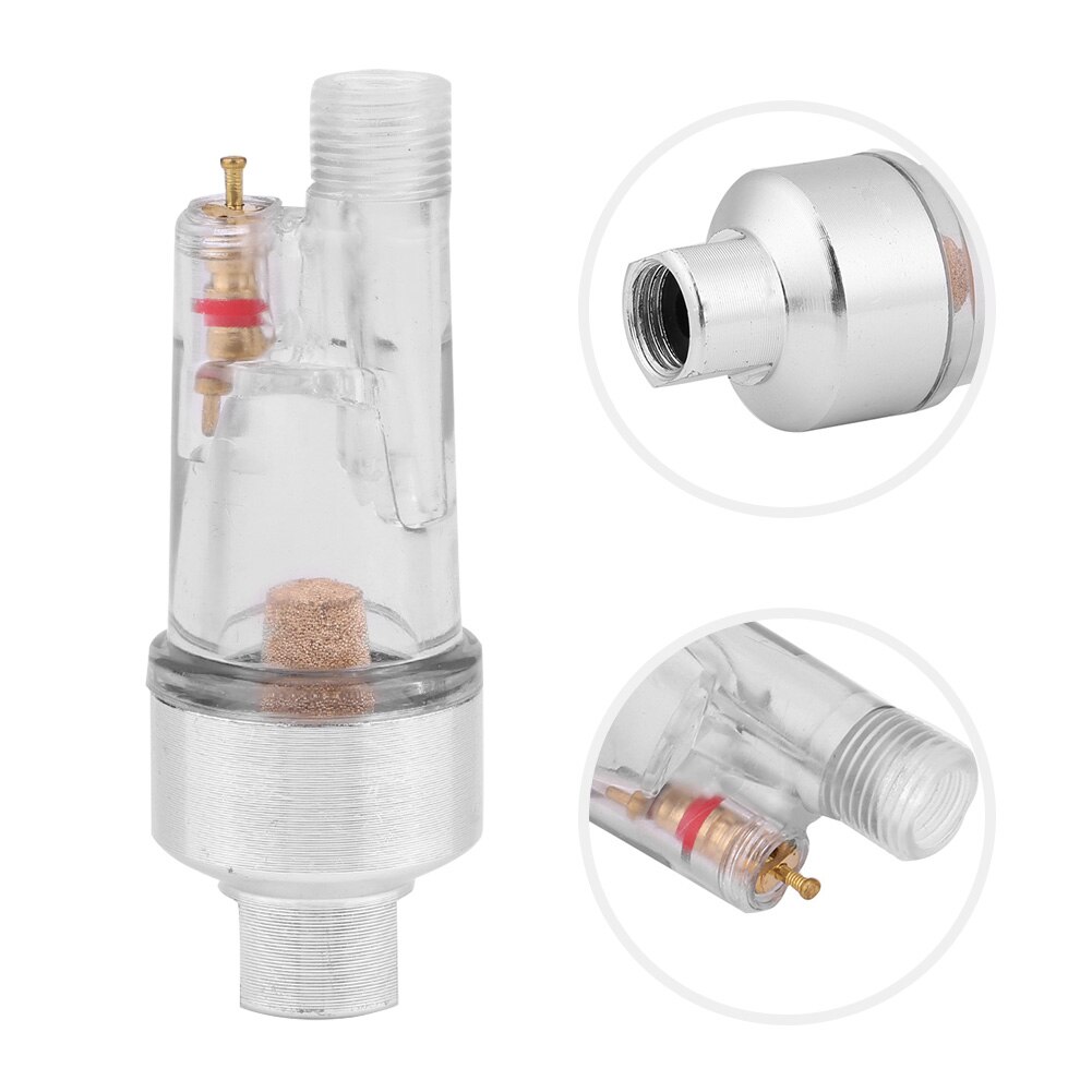 Luftfilter fugt vandlås olie-vand separator regulator airbrush fitting egnet til alle 1/8 " bsp gevind airbrushes
