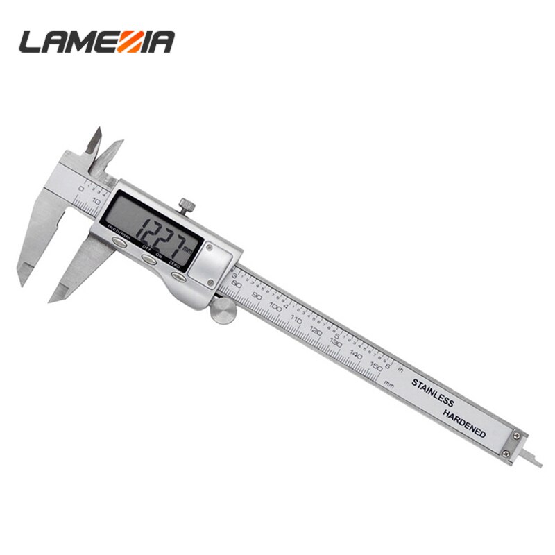 Lamezia 0-150mm digitalt rustfrit stål caliper elektronisk pachymeter præcision metrisk samtale pachometer værktøjer: Default Title