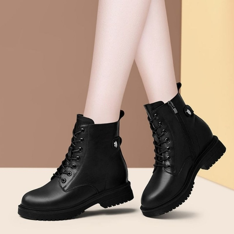 Dam & #39 ;s ankelstövlar höst vinter kvinnor chelsea boots dam korta stövlar platta skor platå boots gotiska botas de mujer