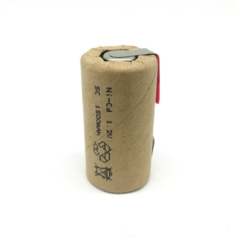 battery rechargeable battery sub battery SC battery 1.2 v with tab 1500 mah for/LED OR electrical tools