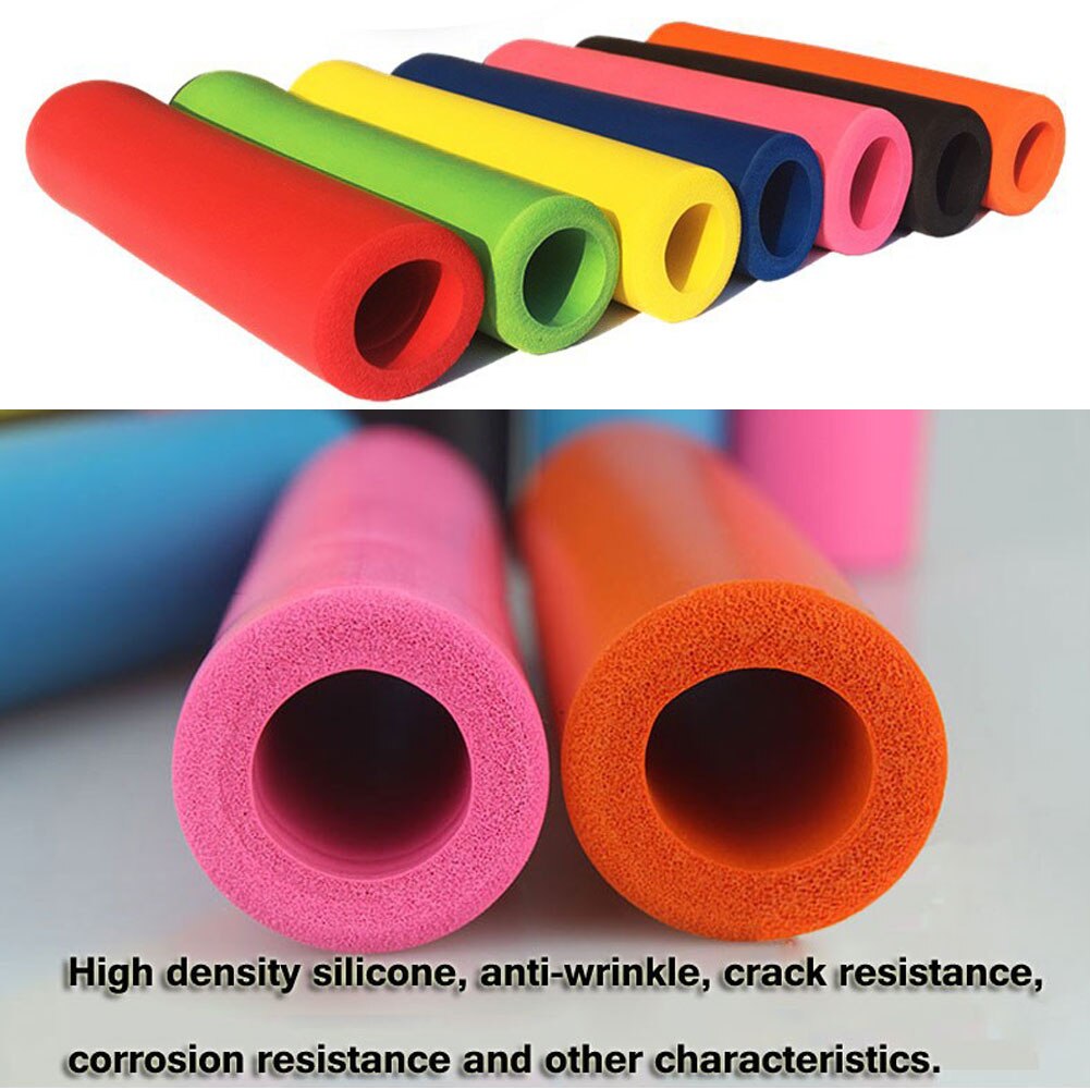 1 Paar Silicone Fietsen Fiets Grips Outdoor Mtb Mountainbike Handvatten Cover Anti-Slip Sterke Ondersteuning Grips Bike deel