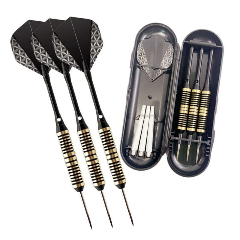 Steel Tip Darts Set-Professionele 24 Gram Darts W/Aluminium Assen Messing Vat